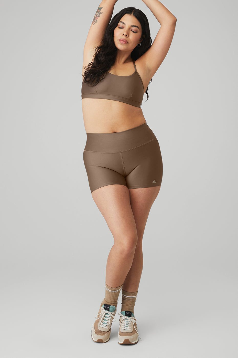 Airlift Intrigue Bra & 3" High-Waist Airlift Short Set sold by Alo Yoga product image thumbnail 46