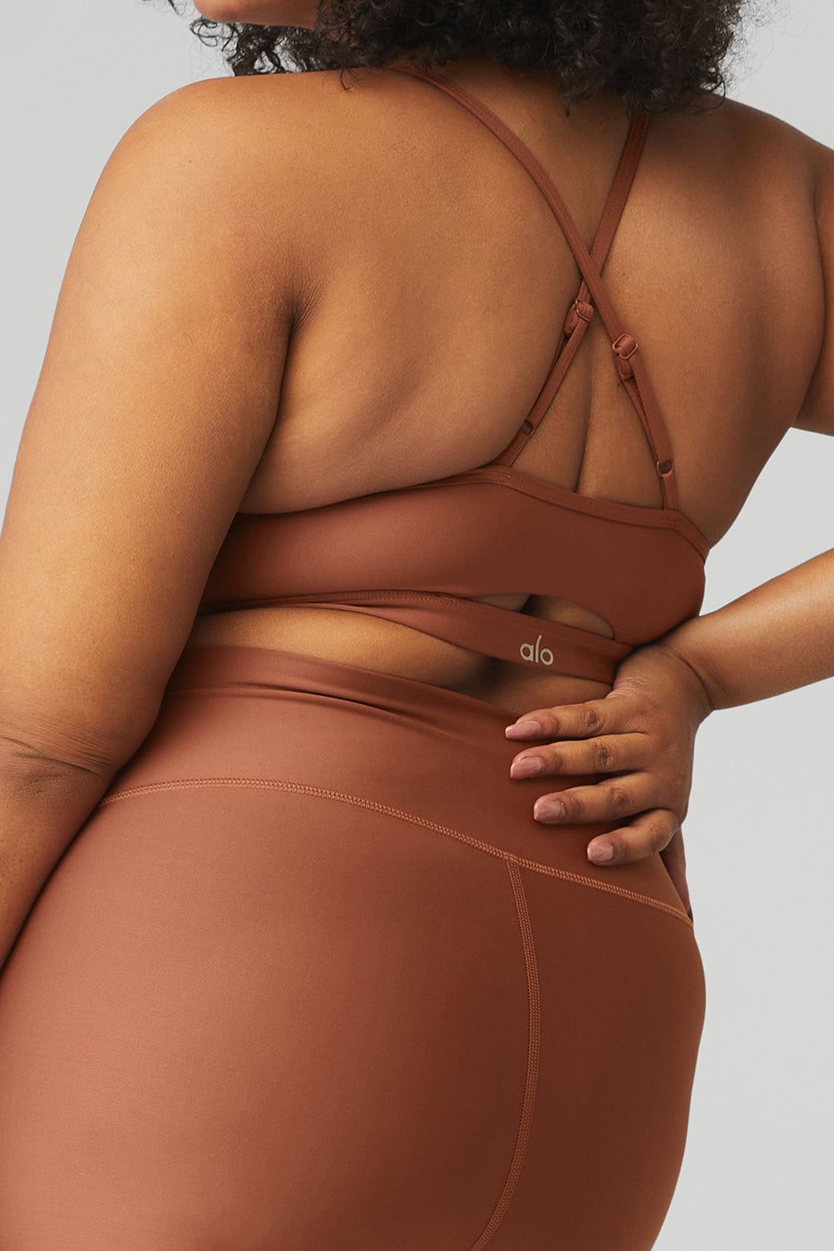 Airlift Intrigue Bra & 3" High-Waist Airlift Short Set sold by Alo Yoga product image thumbnail 12