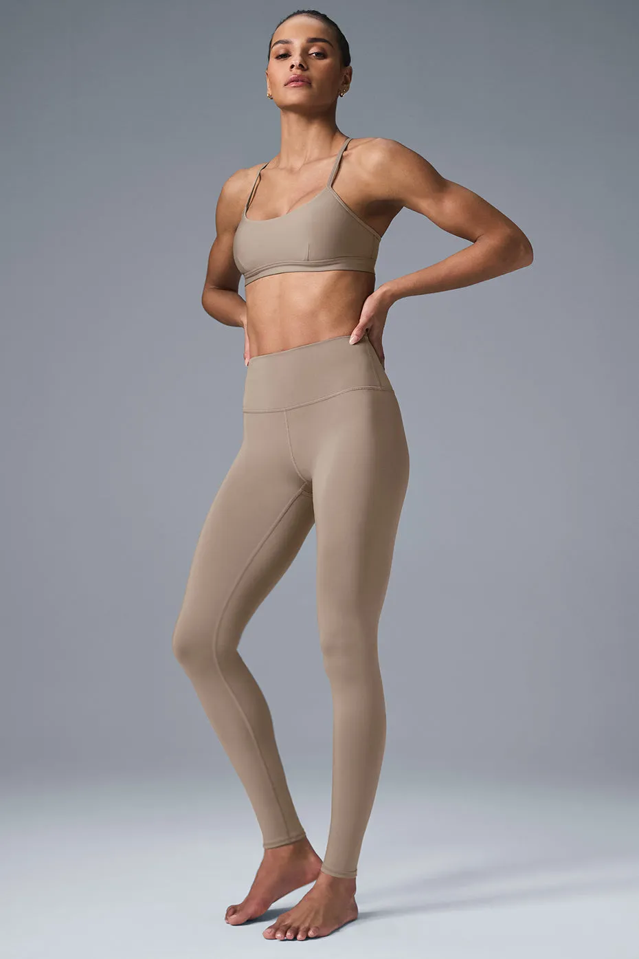 Airlift Intrigue Bra - Gravel sold by Alo Yoga product image thumbnail 4