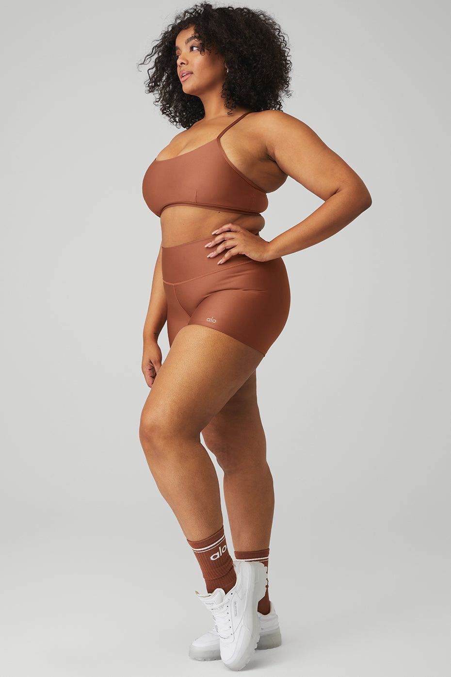 Airlift Intrigue Bra & 3" High-Waist Airlift Short Set sold by Alo Yoga product image thumbnail 9