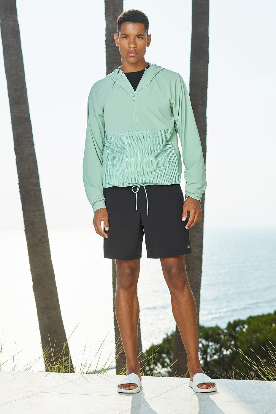 Airwave Windbreaker - Dusty Blue sold by Alo Yoga product image thumbnail 5