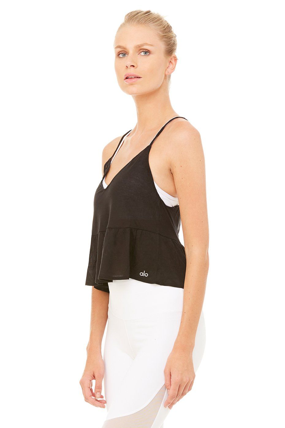 Flutter Tank - Black sold by Alo Yoga product image thumbnail 3