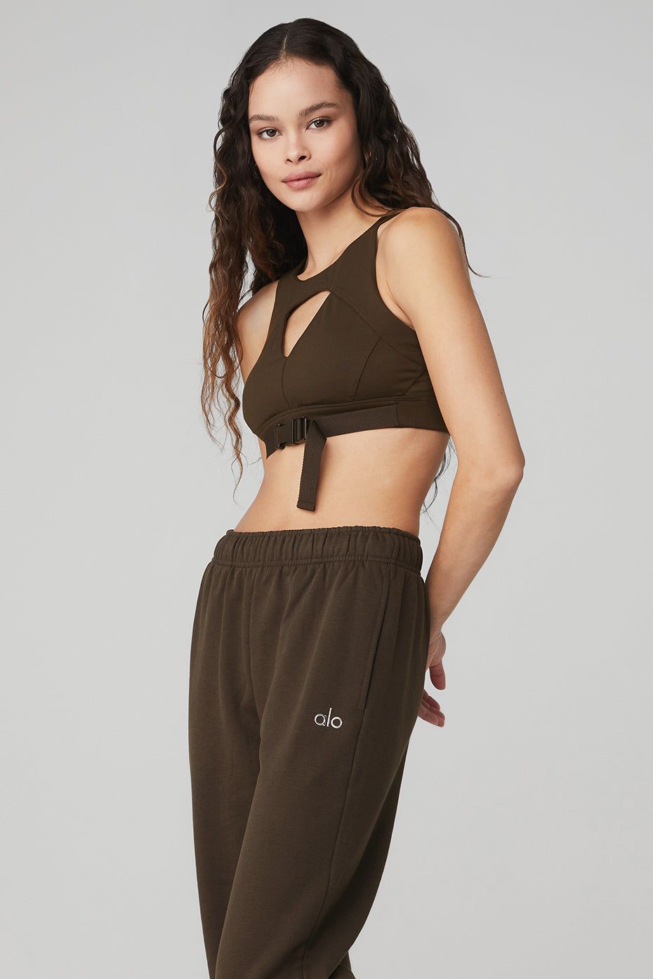 Catch The Vibe Bra - Espresso sold by Alo Yoga product image thumbnail 3