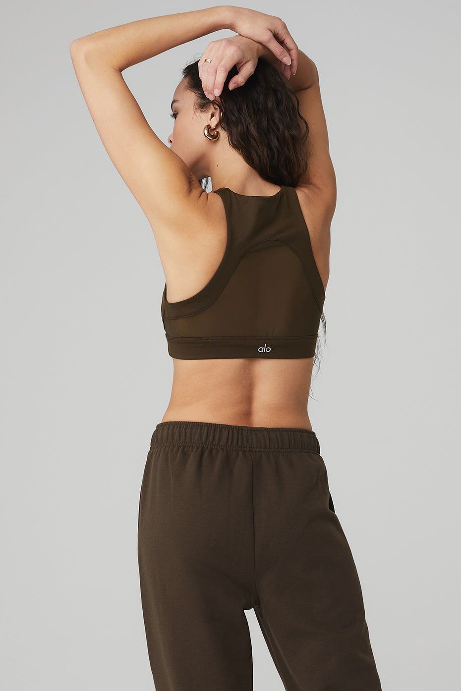 Catch The Vibe Bra - Espresso sold by Alo Yoga product image thumbnail 2
