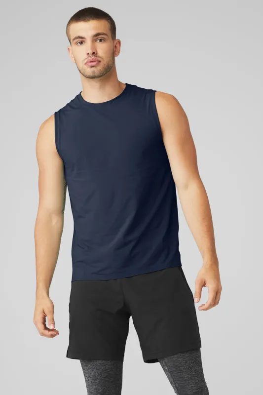 Idol Performance Tank - Navy sold by Alo Yoga