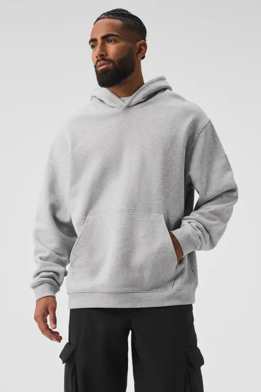 Renown Heavy Weight Hoodie - Athletic Heather Grey sold by Alo Yoga