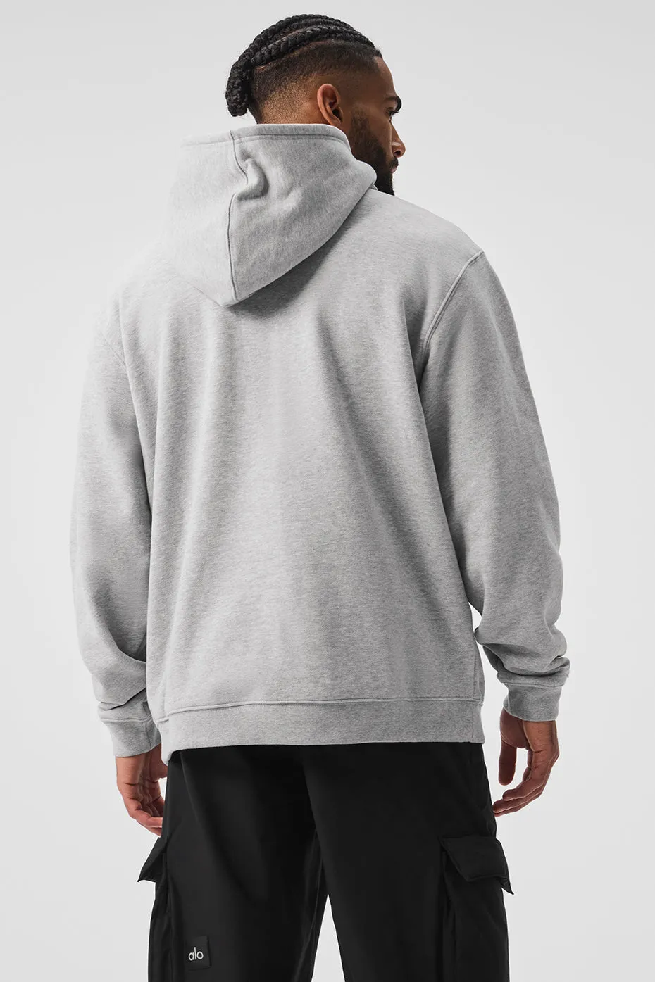 Renown Heavy Weight Hoodie - Athletic Heather Grey sold by Alo Yoga product image thumbnail 2