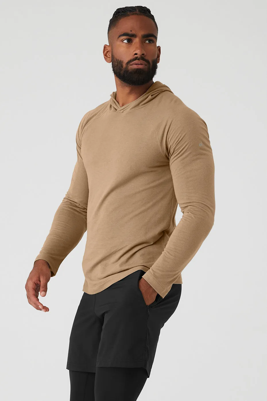 Core Hooded Runner - Gravel sold by Alo Yoga product image thumbnail 3