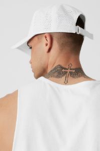 Performance District Trucker Hat - White/Black sold by Alo Yoga