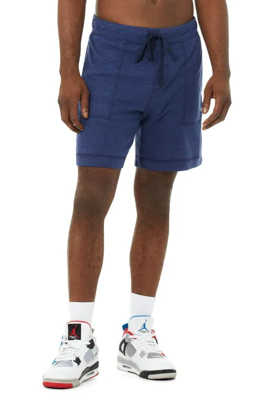 Triumph Short - Navy Triblend sold by Alo Yoga