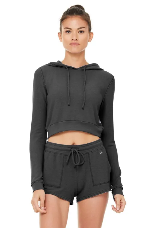 Getaway Hoodie - Anthracite sold by Alo Yoga