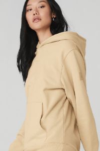 Renown Heavy Weight Hoodie - Sand Dune sold by Alo Yoga
