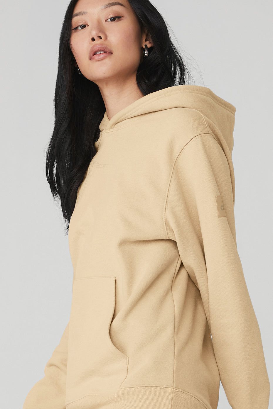 Renown Heavy Weight Hoodie - Sand Dune sold by Alo Yoga product image thumbnail 4