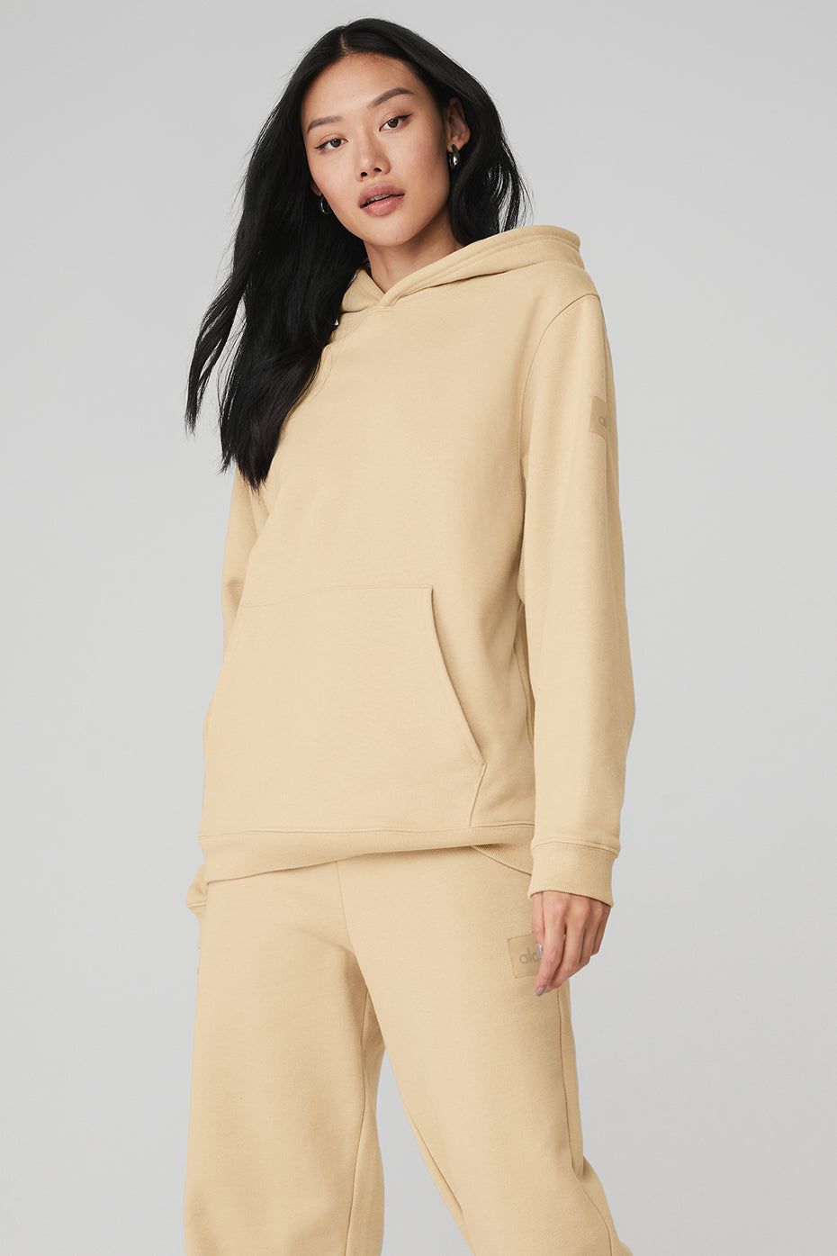 Renown Heavy Weight Hoodie - Sand Dune sold by Alo Yoga