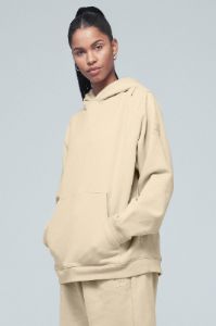 Renown Heavy Weight Hoodie - Sand Dune sold by Alo Yoga
