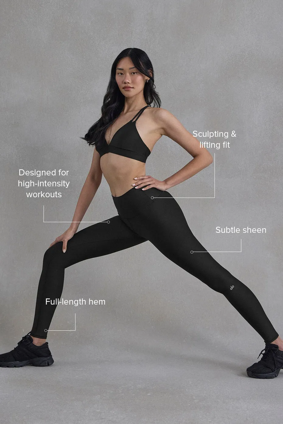 High-Waist Airlift Legging - Black sold by Alo Yoga product image thumbnail 2