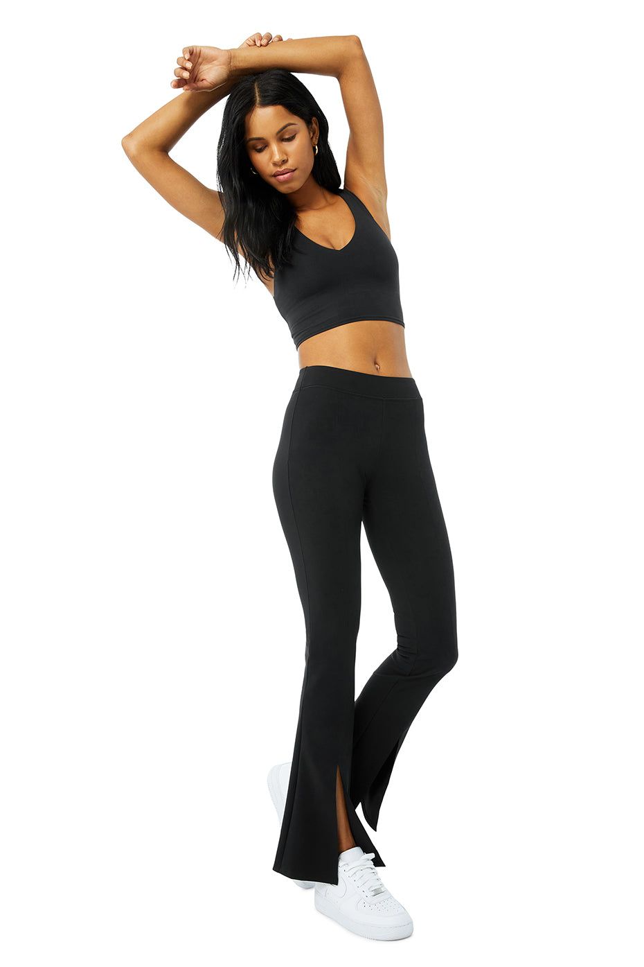 Airbrush Real Bra Tank Set & Airbrush High-Waist Flutter Legging Set sold by Alo Yoga product image thumbnail 3