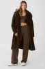 Oversized Sherpa Trench - Espresso sold by Alo Yoga