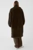 Oversized Sherpa Trench - Espresso sold by Alo Yoga