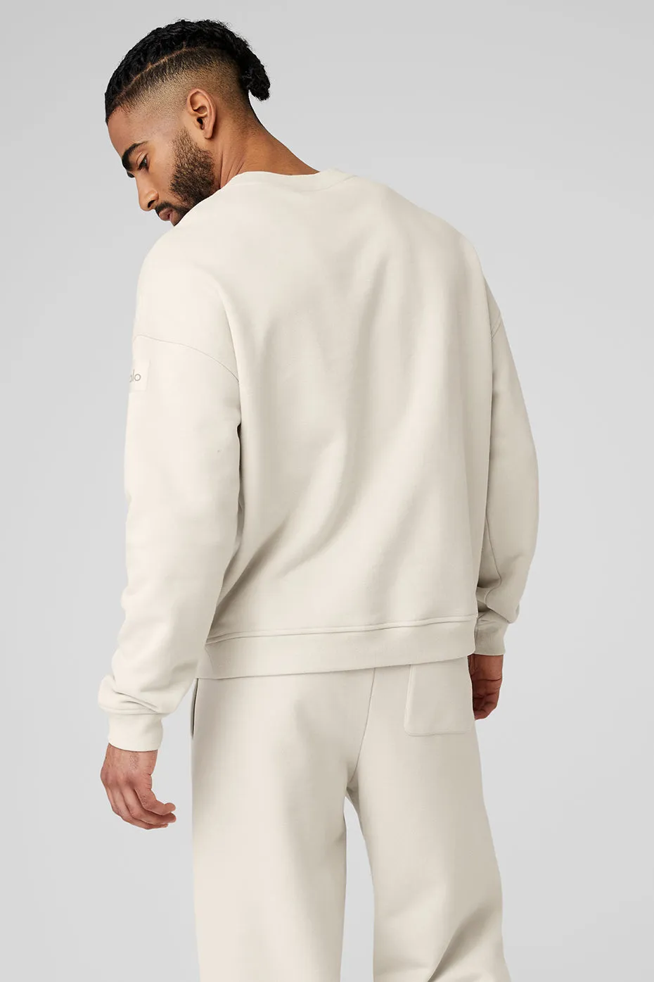 Renown Heavy Weight Crew Neck Pullover - Bone sold by Alo Yoga product image thumbnail 2