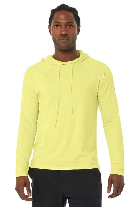 Idol Hooded Runner - Neon Shock Yellow sold by Alo Yoga