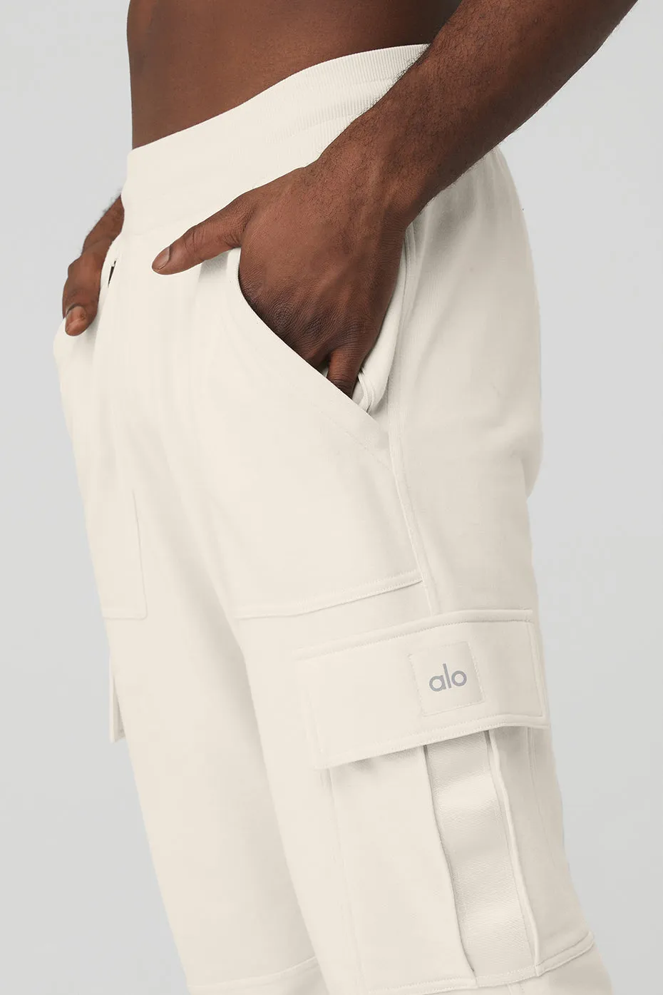 Highline Cargo Sweatpant - Bone sold by Alo Yoga product image thumbnail 5