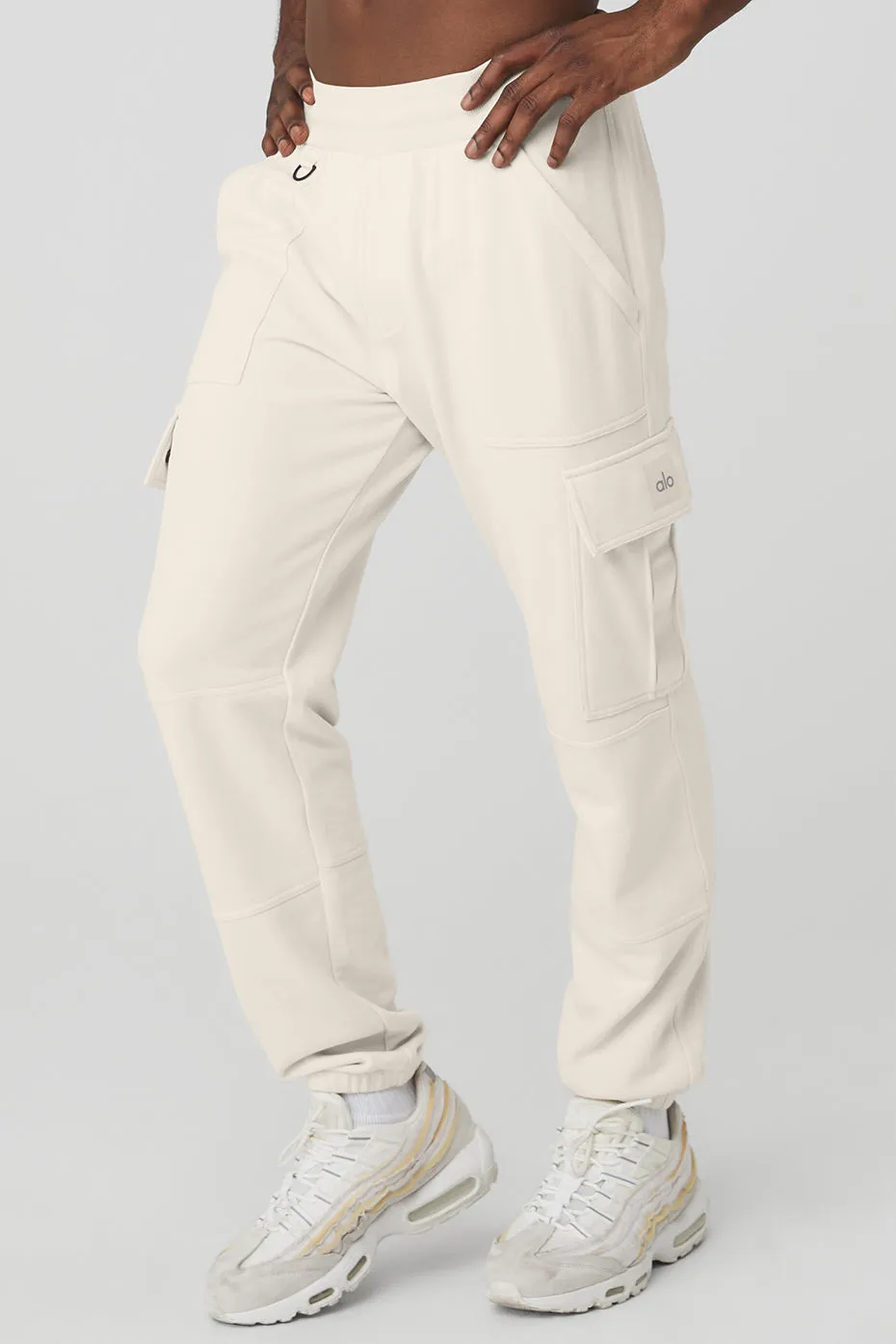 Highline Cargo Sweatpant - Bone sold by Alo Yoga product image thumbnail 4