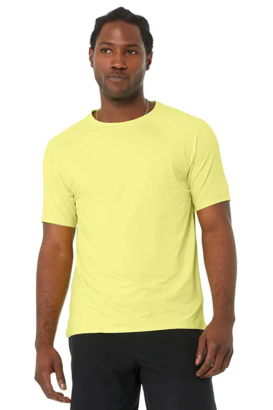 Idol Performance Tee - Neon Shock Yellow sold by Alo Yoga