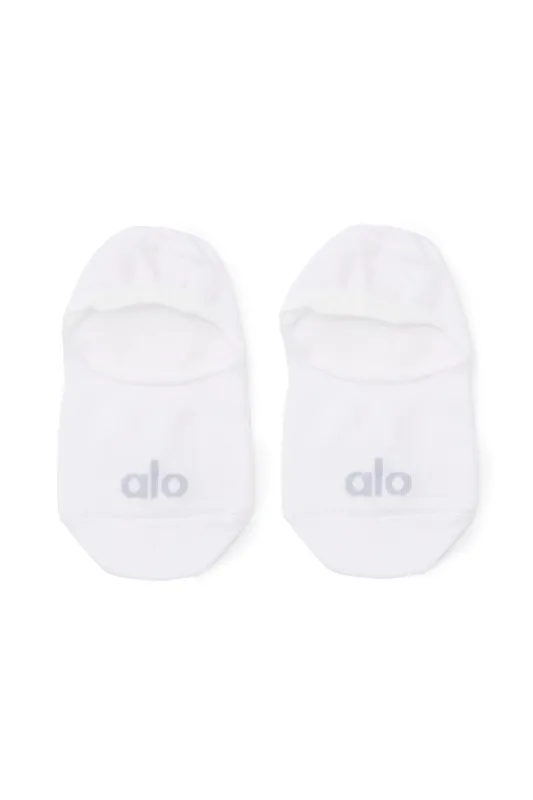 Women's Conceal Sock - White/Dove Grey sold by Alo Yoga