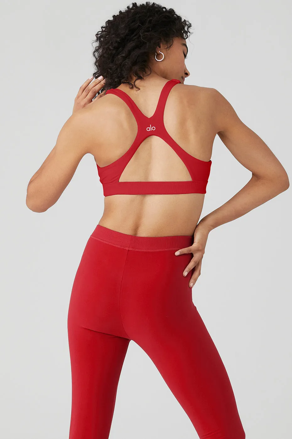 Alosoft Show Stopper Bra - Classic Red sold by Alo Yoga product image thumbnail 3