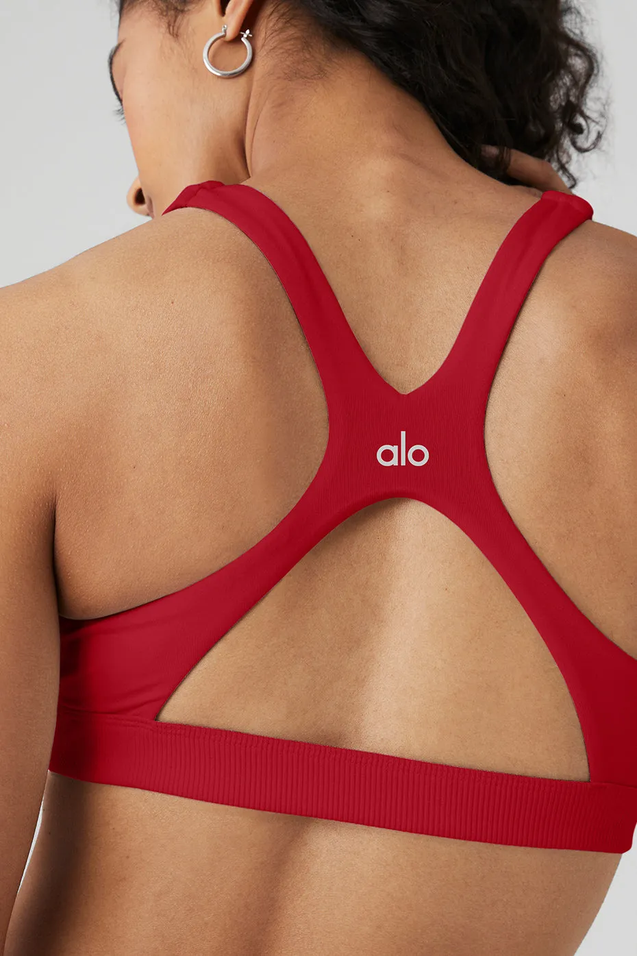 Alosoft Show Stopper Bra - Classic Red sold by Alo Yoga product image thumbnail 5