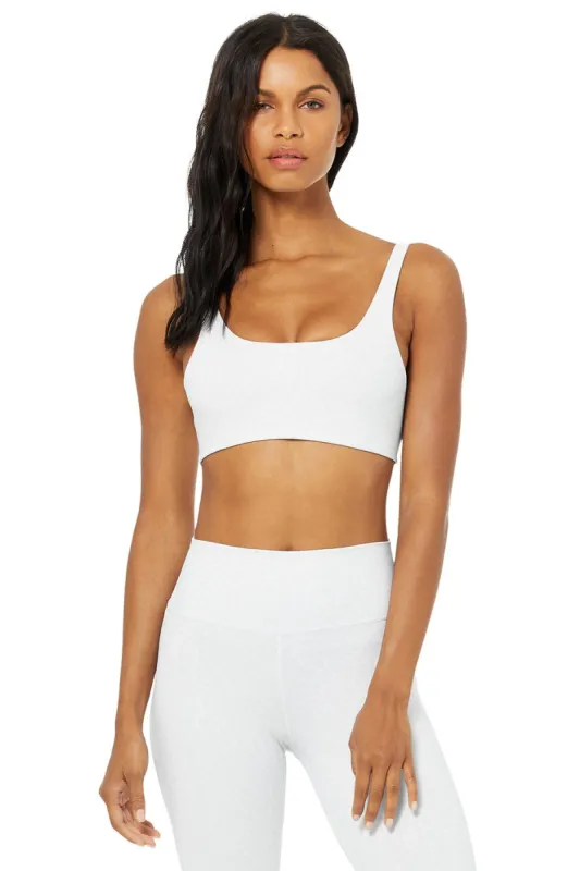 Vapor Leopard Bra - White sold by Alo Yoga