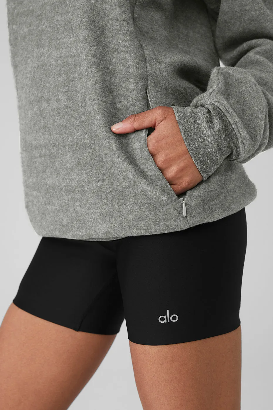 Triumph Hoodie - Grey Triblend sold by Alo Yoga product image thumbnail 4