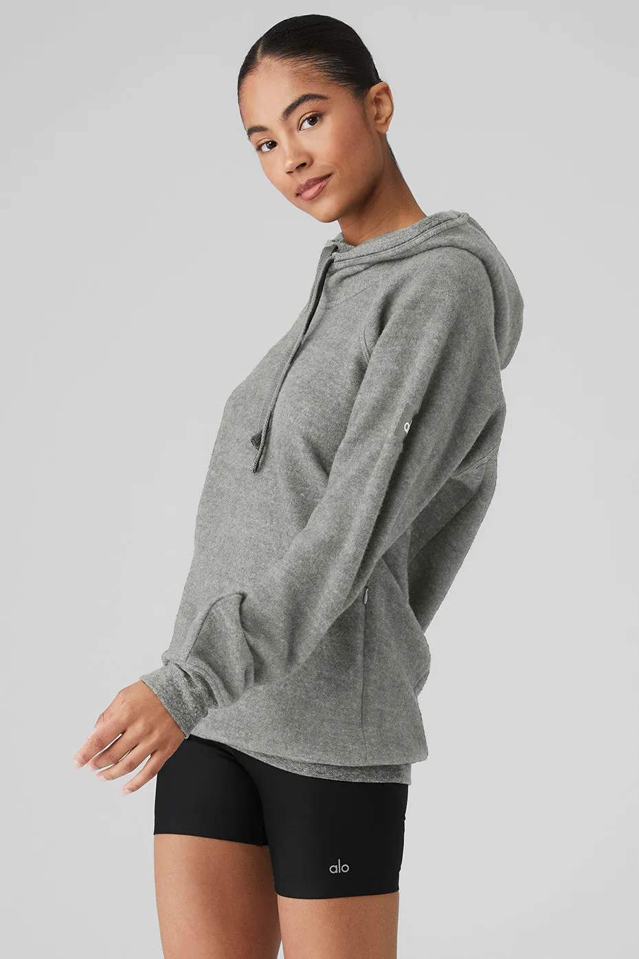 Triumph Hoodie - Grey Triblend sold by Alo Yoga product image thumbnail 3