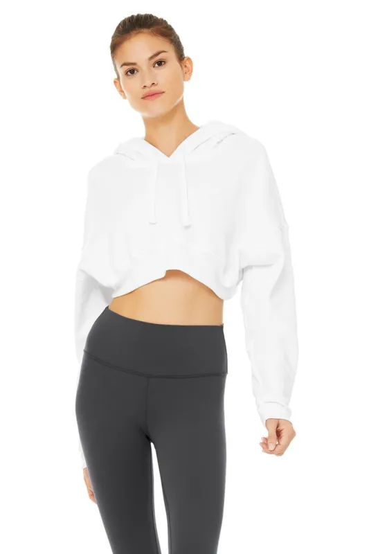 Higher Hoodie - White sold by Alo Yoga
