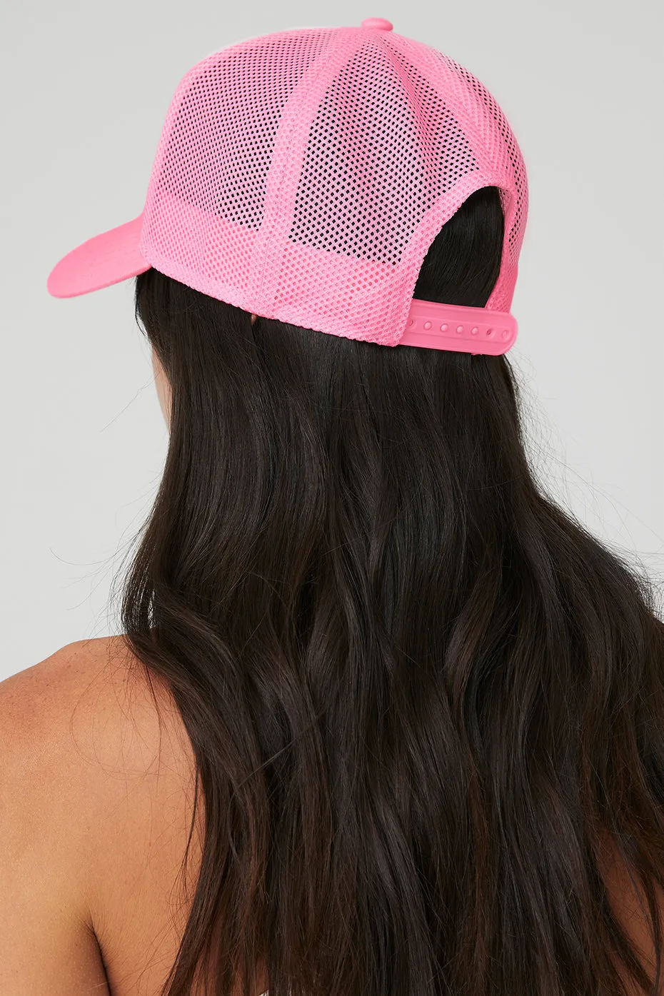 District Trucker Hat - Candy Pink sold by Alo Yoga product image thumbnail 4