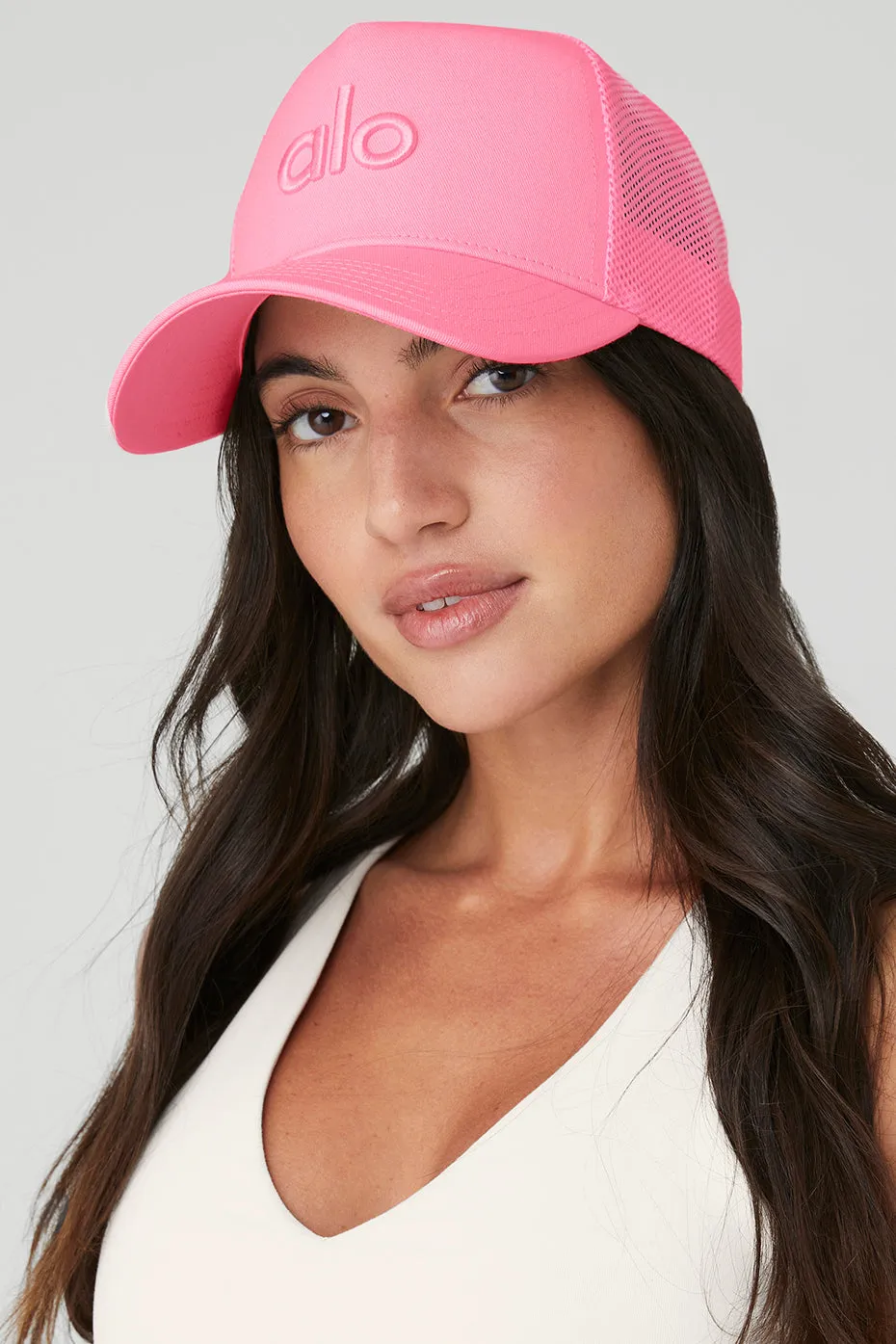 District Trucker Hat - Candy Pink sold by Alo Yoga product image thumbnail 3
