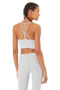 Alosoft Lavish Bra - Zinc Heather sold by Alo Yoga