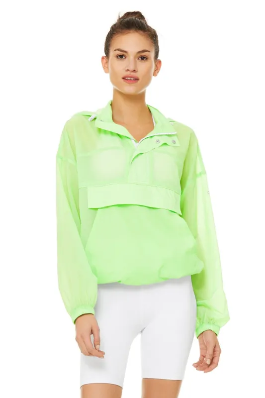 Flourish Pullover - Neon Lime sold by Alo Yoga