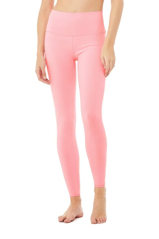 High-Waist Airbrush Legging - Macaron Pink sold by Alo Yoga