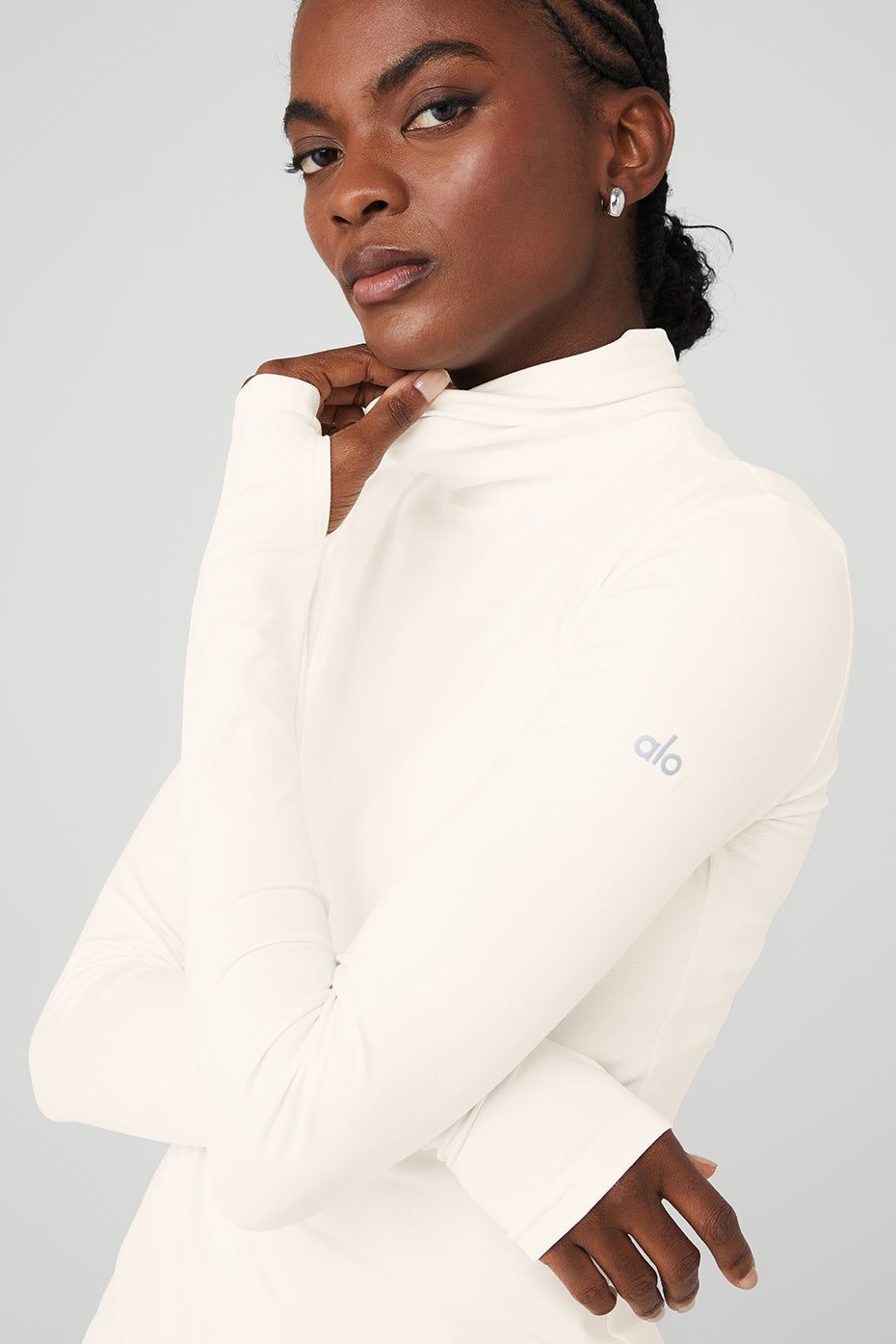 Alosoft Refine Turtleneck - Ivory sold by Alo Yoga product image thumbnail 4