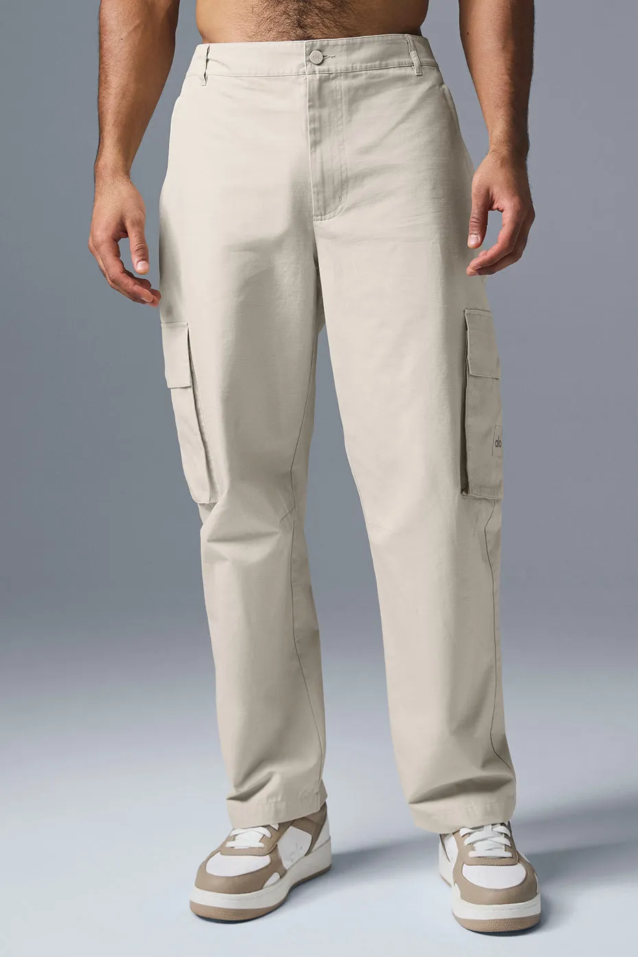 Cargo Ripstop Trouser - Bone sold by Alo Yoga