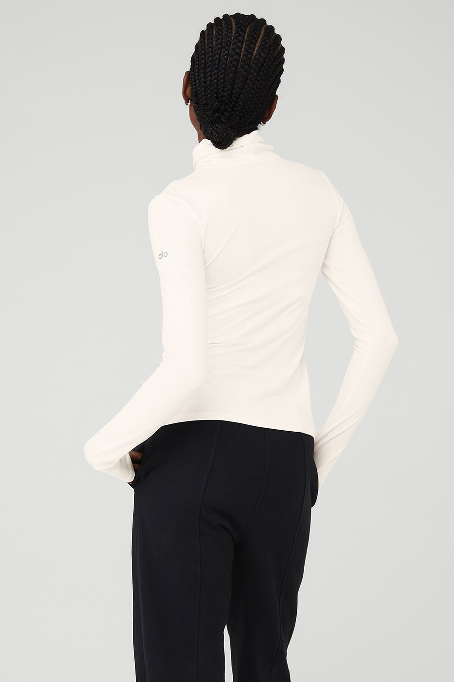 Alosoft Refine Turtleneck - Ivory sold by Alo Yoga product image thumbnail 2