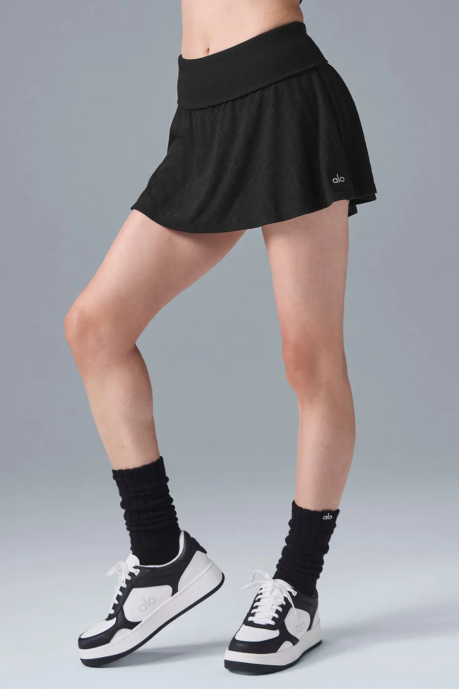 Doubles Only Skirt - Black sold by Alo Yoga product image thumbnail 4