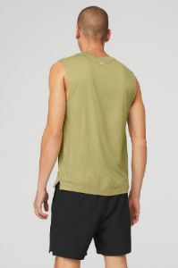 The Triumph Muscle Tank - Wasabi sold by Alo Yoga