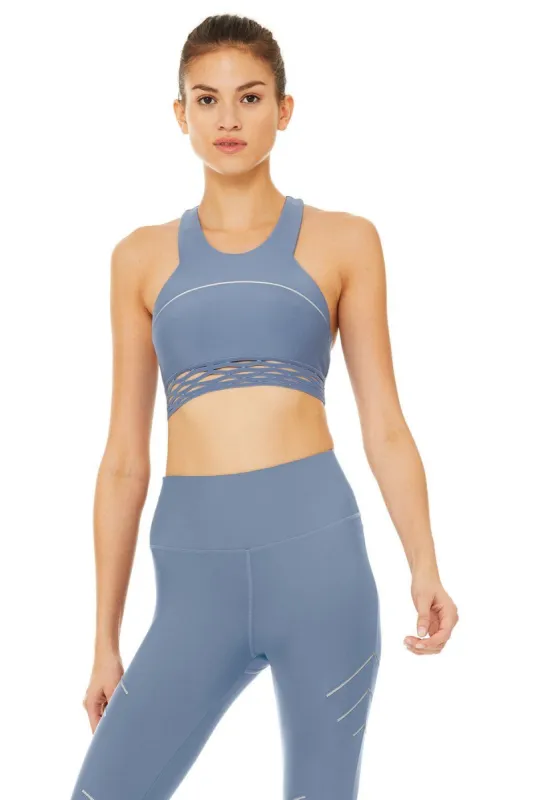 Sequence Bra - Blue Jean sold by Alo Yoga