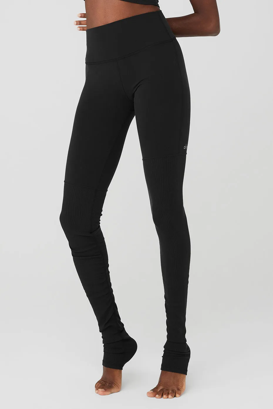 Airbrush High-Waist Highlight Goddess Legging - Black sold by Alo Yoga product image thumbnail 3