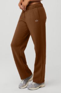 Accolade Straight Leg Sweatpant - Cinnamon Brown sold by Alo Yoga