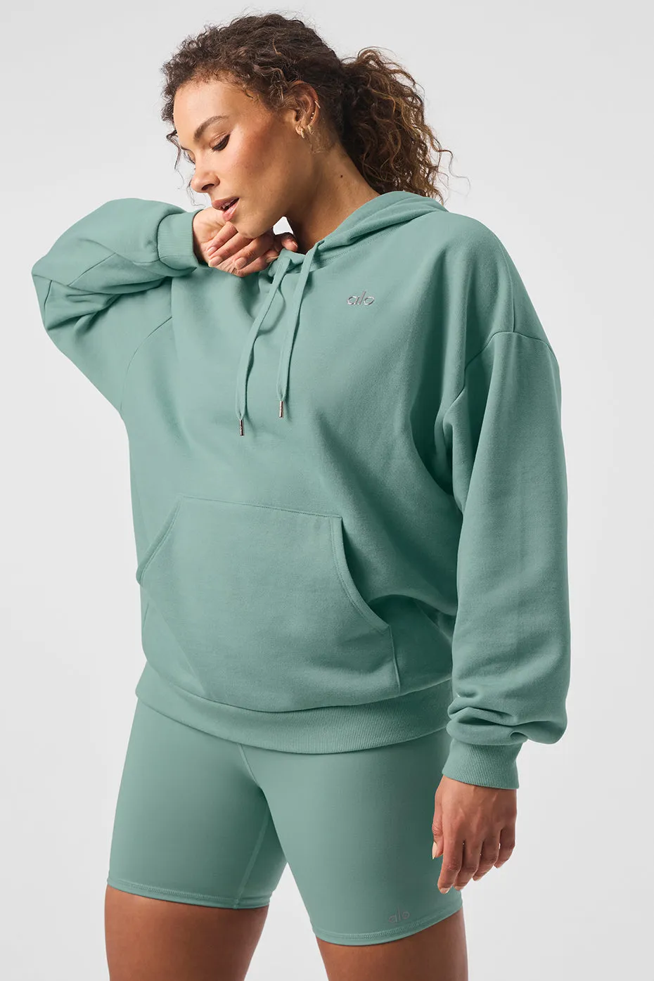 Accolade Hoodie - Botanical Green sold by Alo Yoga product image thumbnail 5