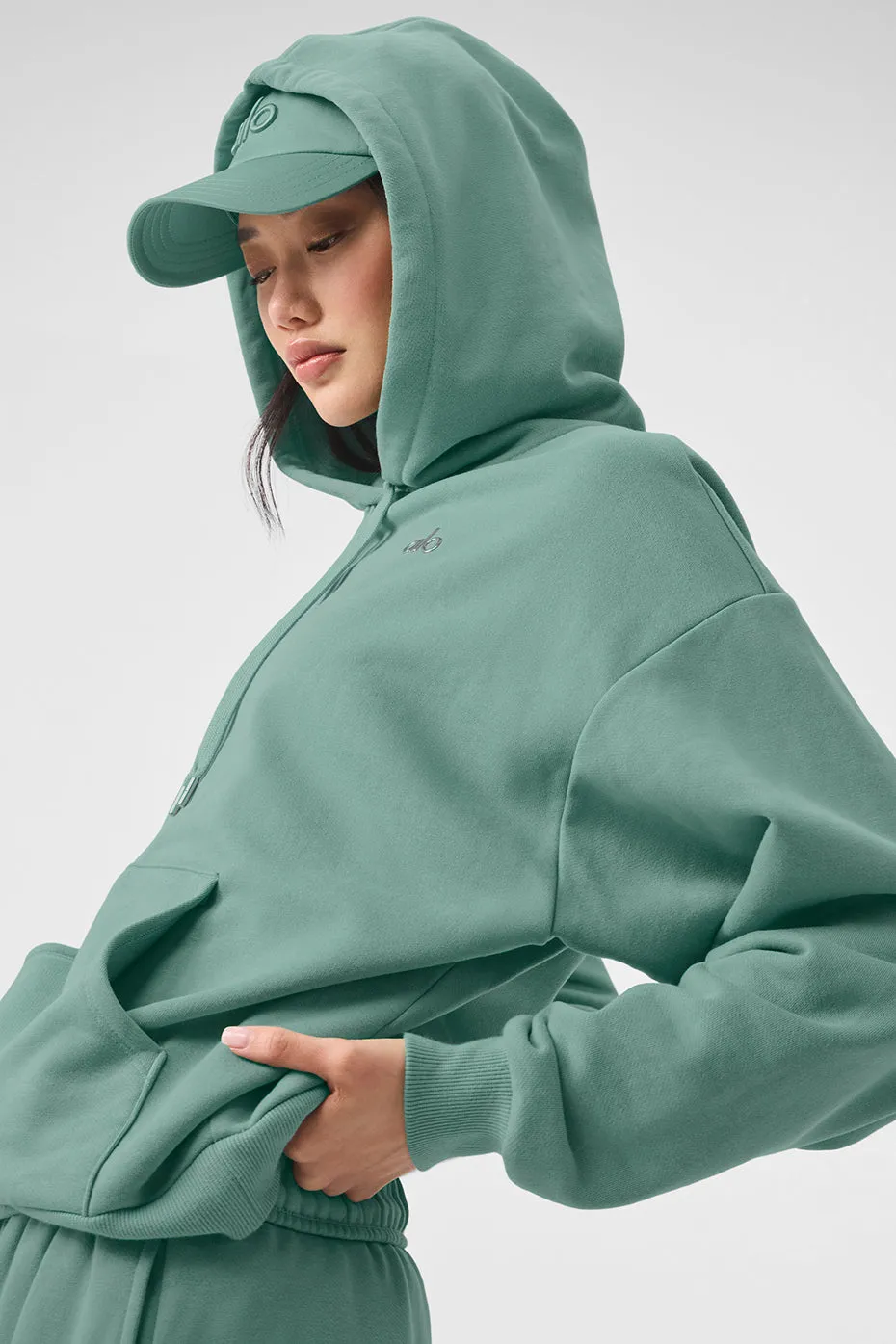 Accolade Hoodie - Botanical Green sold by Alo Yoga product image thumbnail 4